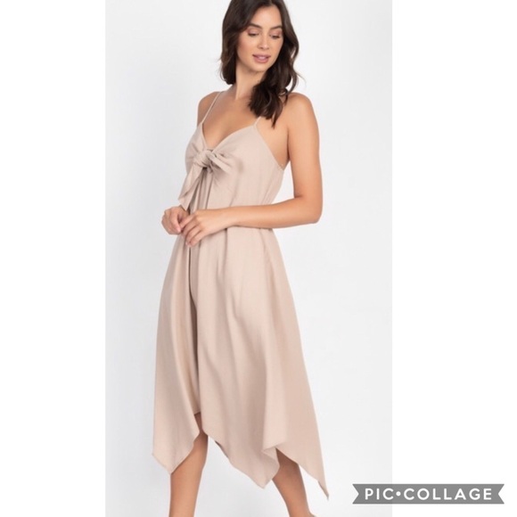 1 Left!! Light Khaki Sundress - Picture 3 of 4